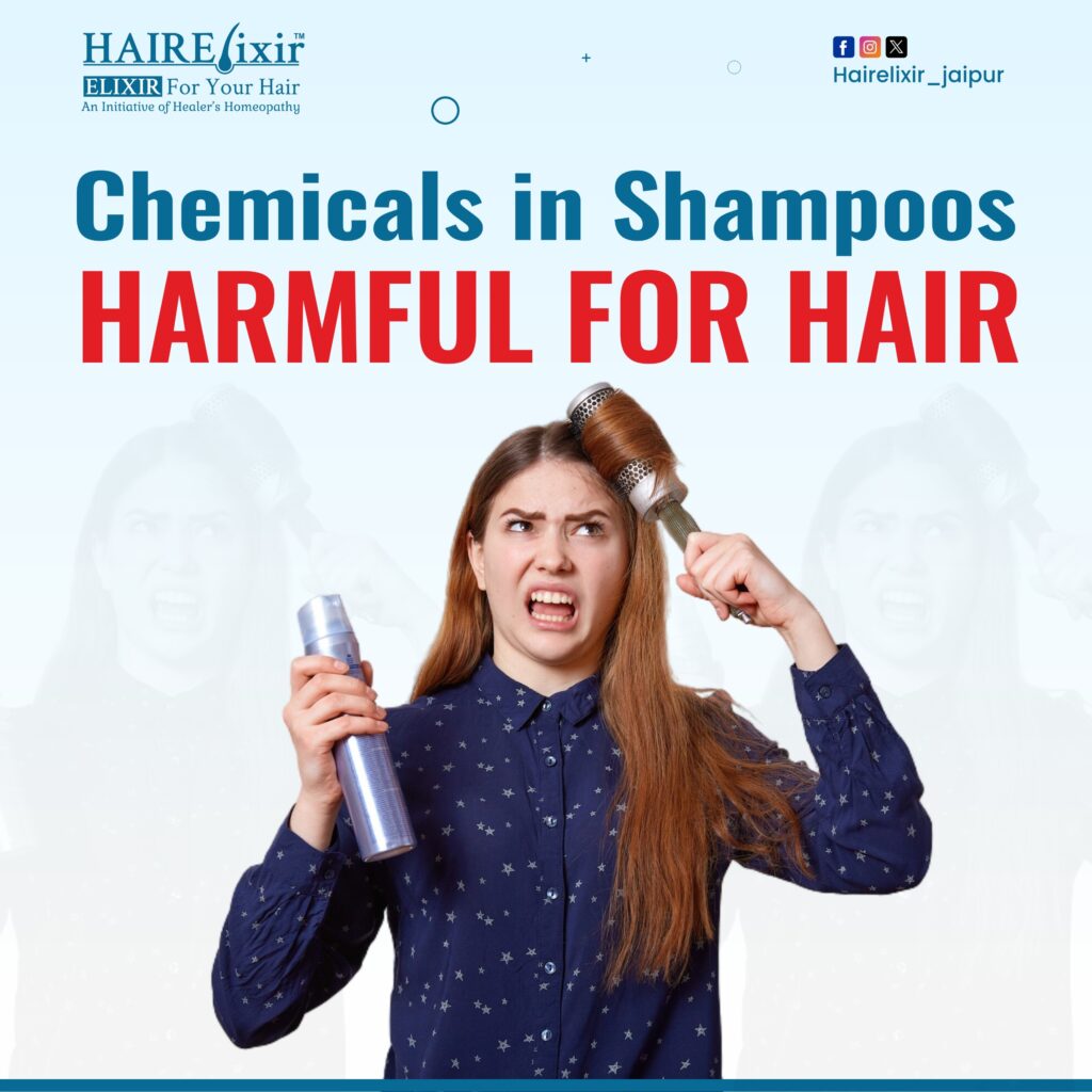 Chemicals in Shampoos – Harmful for Hair